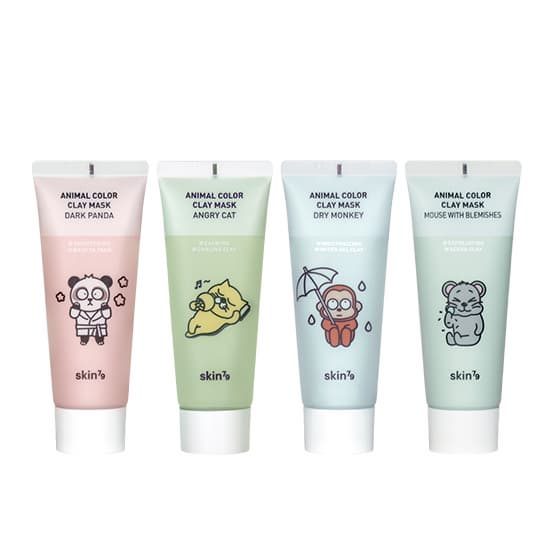 skin79 ANIMAL COLOR CLAY MASK _ 4 types _
